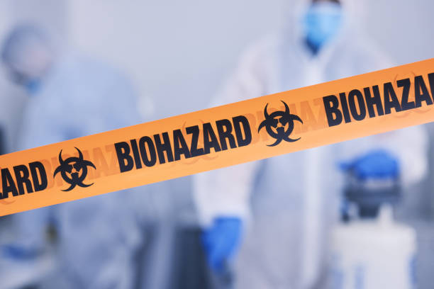 Professional Blood Cleanup technician working in Conroe, TX